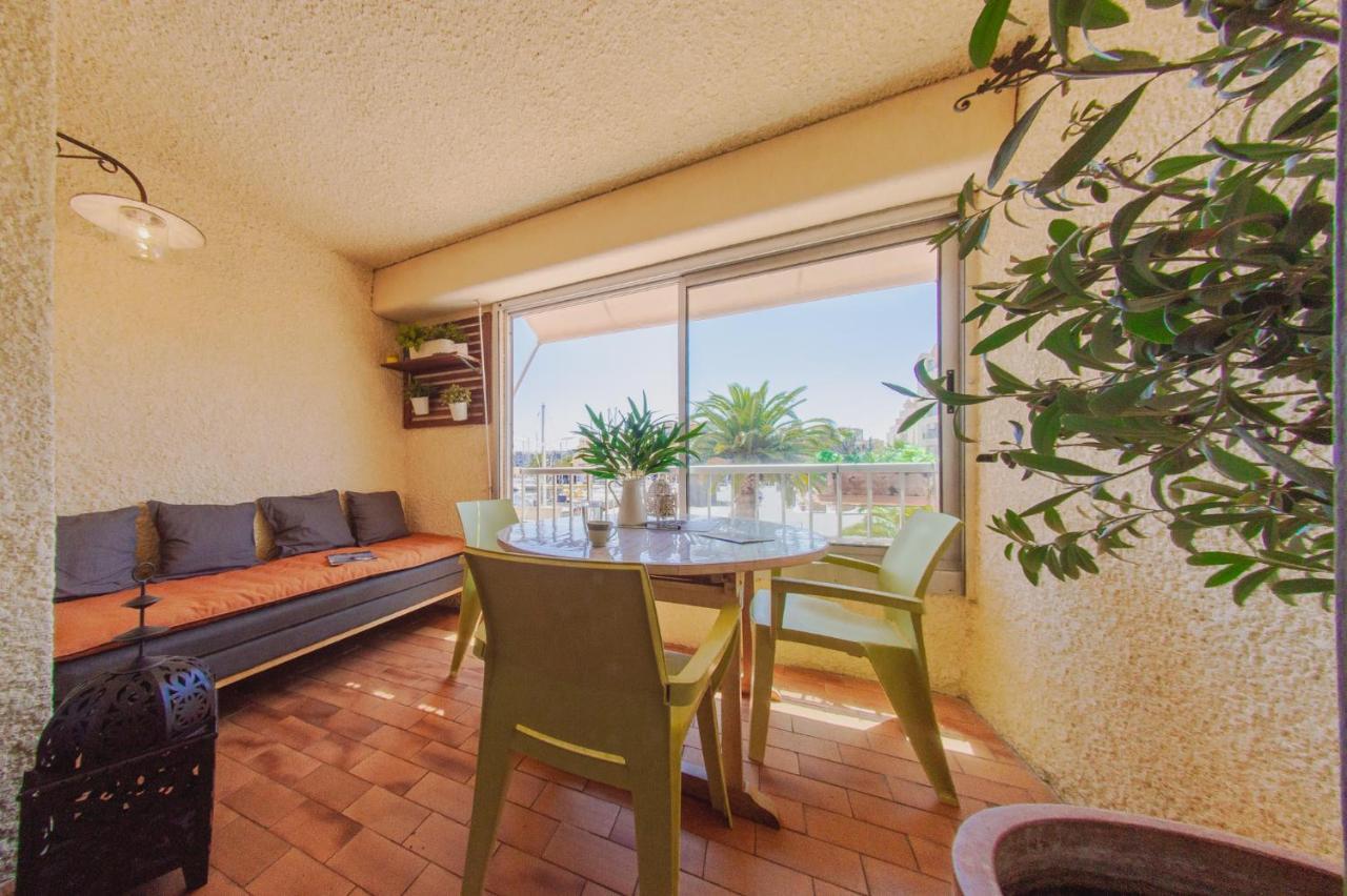 Retromirabeau "Cote Mer" - 29M2 - Lumineux - Terrasse Loggia - Vue Marina - Parking Securise - 2 A 3 Pers - Emplacement Top - Cheques Vacances Connect Gruissan Eksteriør bilde